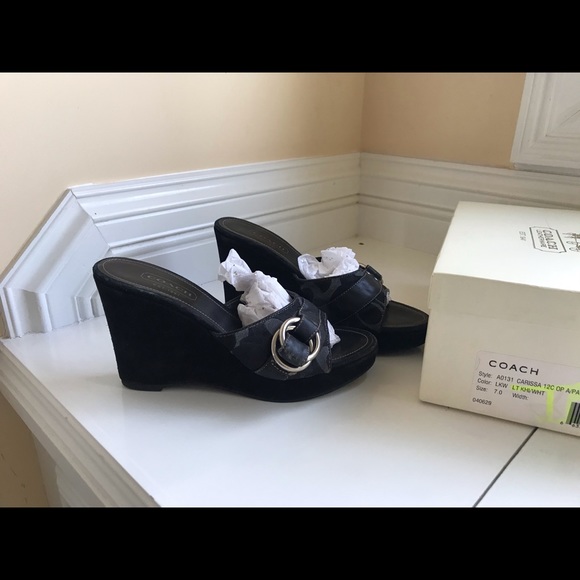 Coach wedge sandals - Picture 3 of 5